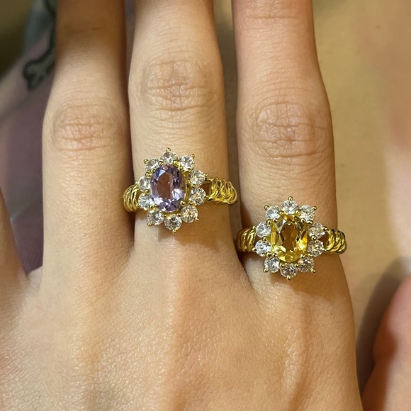 amethyst ring silver ring National stone - Picture 2 of 8